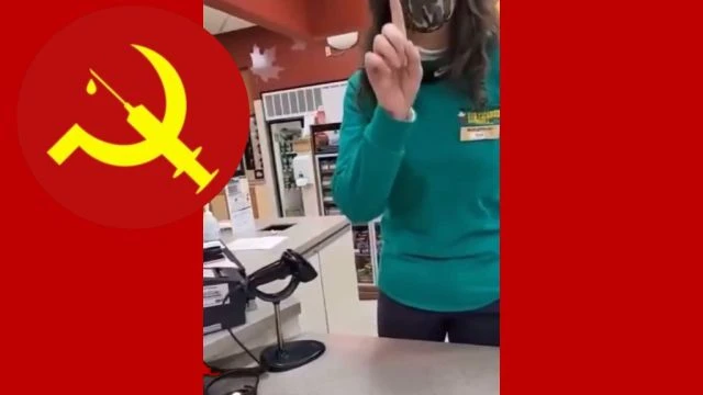 Karen the mask NAZI strikes again! - Divide & Conquer!