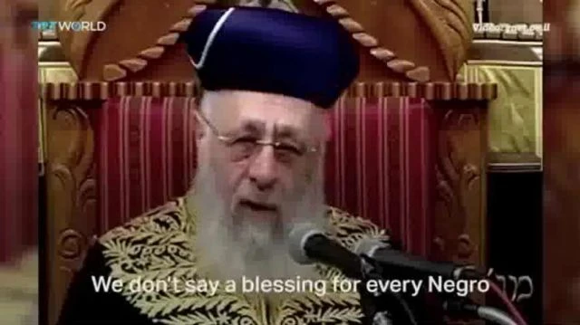 head Rabbi in Israel calls Black people Monkeys