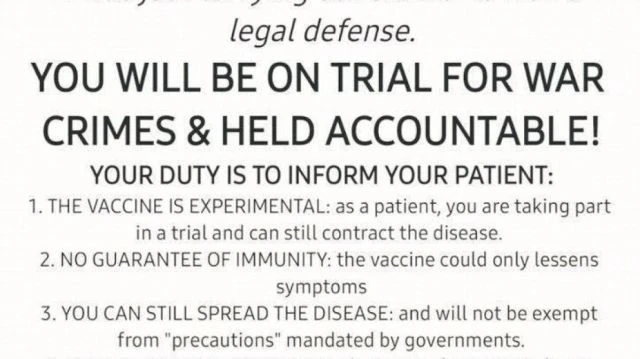 WARNING  THATS MY ANSWER TO MANDATORY VACCINES - CHEMTRAILS AND HOW THEY AFFECT YOU