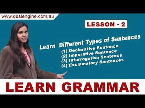 Lesson - 2  Learn Different Types of Sentences | Learn English Grammar | Desi Engine India