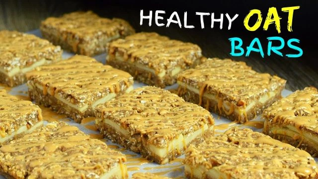 Healthy Apple Peanut Butter Oatmeal Bars