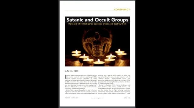 Satanic & Occult Groups - How and why intelligence agencies create and destroy them! TJ Coles