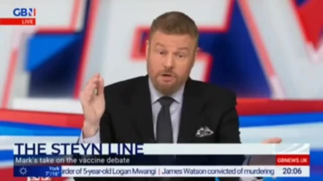 Brilliant Piece From Mark Steyn On GB News Tonight Using Governments Own Data To Show The Triple Jabbed