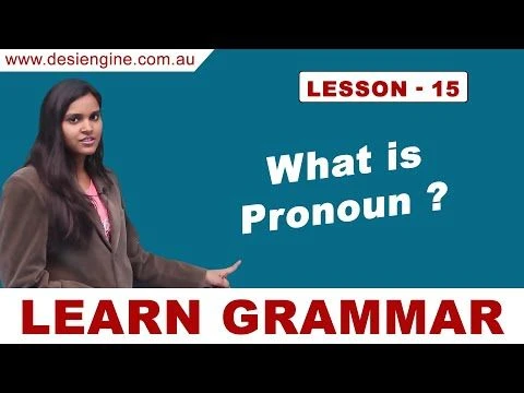 Lesson - 15 What is Pronoun ? | Learn English Grammar | Desi Engine India