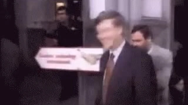 Bill Gates THE CLOWN takes a pie to the face!