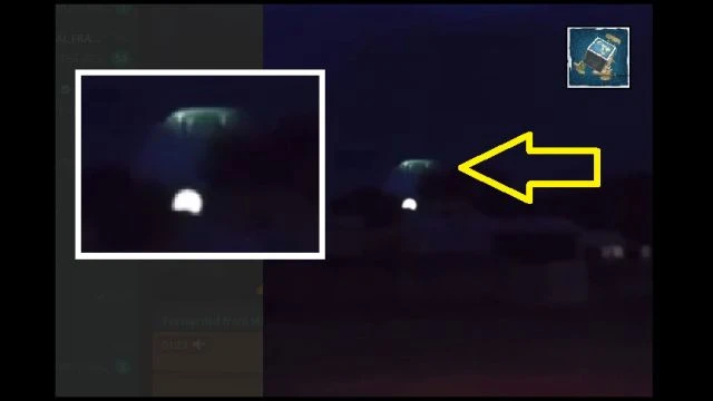 Strange Light Captured in Thunderstorm