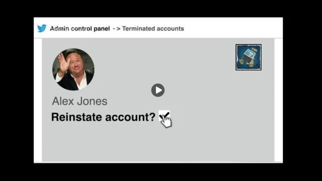 Breaking! Alex Jones Reinstated To Twitter