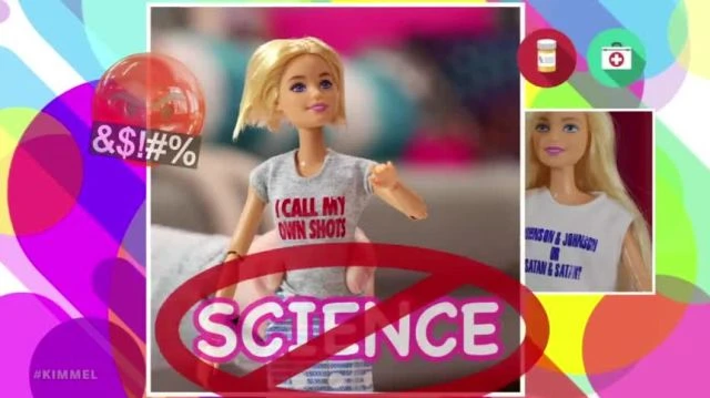 AntiVax Barbie - PROPAGANDA from Jimmy Kimmel and the VACCINE CULT