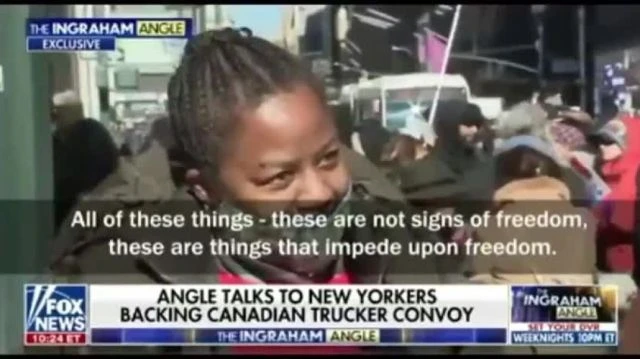 NEW YORKERS BACKING THE CANADIAN TRUCKER CONVOY