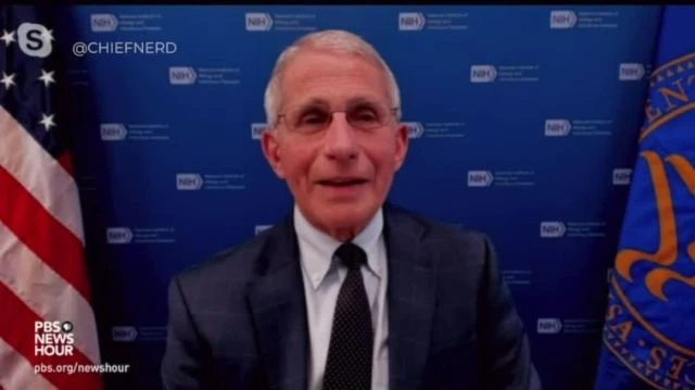 JUST IN – Fauci Says the US is 