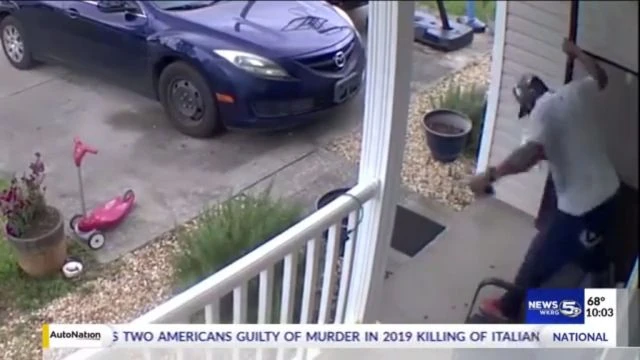 ⁣Intruder! Home invasion! Occupant shoots the man who kicked her door in and tried to kill her