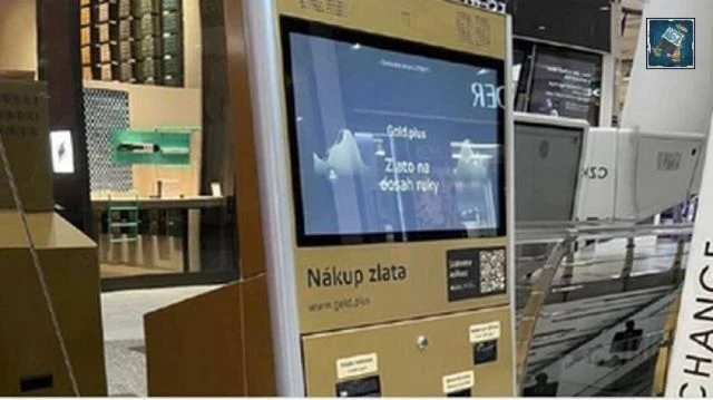 Gold ATM Opens In Prague Czech Republic