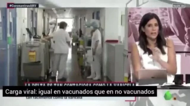 SPANISH PRO GOV TV ADMITS VAXXED HAVE SAME VIRAL LOAD AS UNVAXXED AND CAN SPREAD DISEASE LIKE THEM