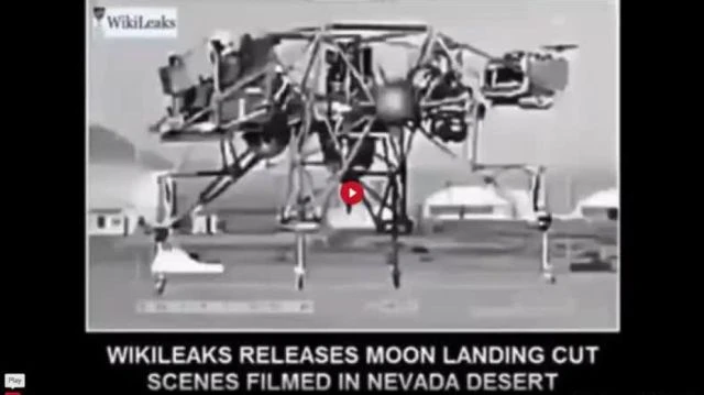 WIKILEAKS FAKE MOON LANDING FOOTAGE