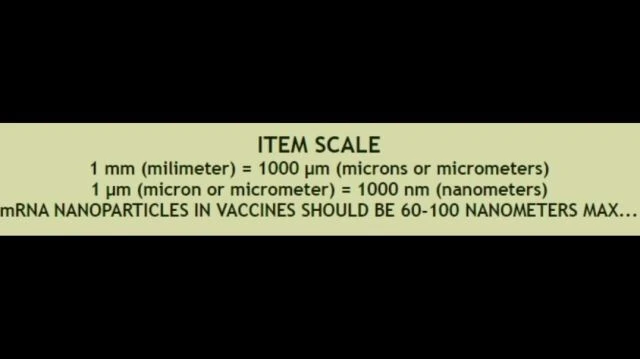 How big are the objects found in vaccines? Are they really nano particles? Can you see them?