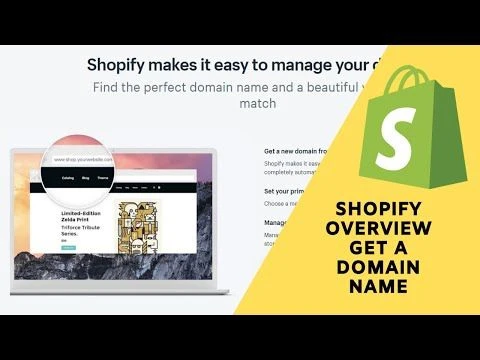 Shopify Overview:  How to use the free tools to find a domain name for your business