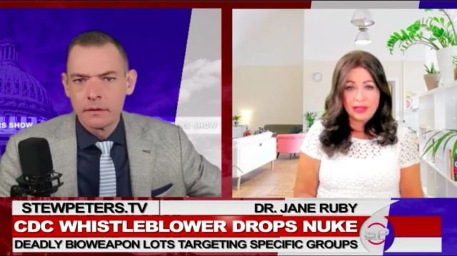 Dr Jane Ruby | CDC Whistleblower Drops Nuke Deadly Bioweapon Lots Targeting Specific Groups