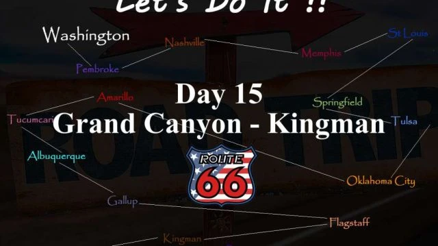 Day 15 Grand Canyon to Kingman