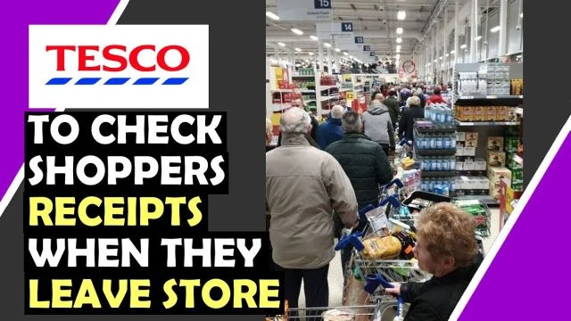 TESCO To CHECK ALL Shoppers Receipts When Leave Store / Hugo Talks #lockdown