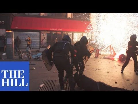 RIOTS IN FRANCE: Police clash with protesters against controversial security bill