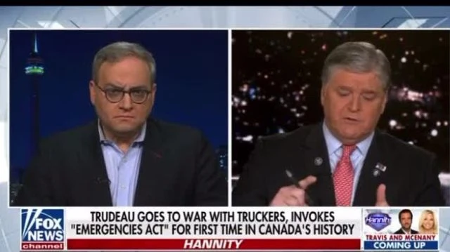 Justin Trudeau invokes the Emergencies Act | Ezra Levant on Hannity