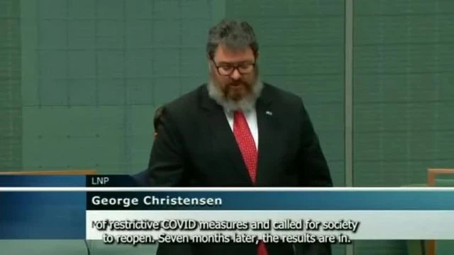 Listen to the sheep baa as Aussie politician George Christensen drops Covid truth bombs