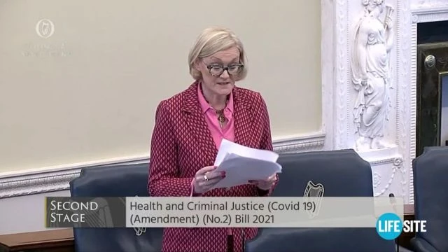 Irish Senator blasts European vax mandates Big Pharma for profiting off virus!