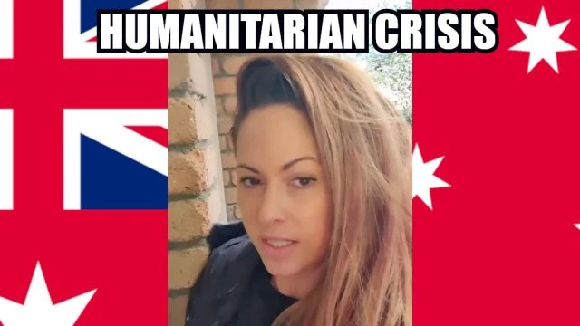 AUSTRALIA HUMANITARIAN CRISIS Reporter asks for the WORLDS ATTENTION