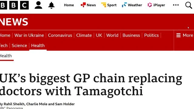 UK NHS GP Replaced by Tamagotchi