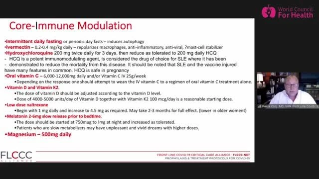 Dr Pierre Korys Core Treatment Components for the Vaccine Injured