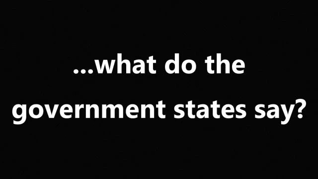 what do the government states say