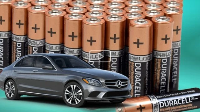 Mercedes Benz AA Class | 9648 AA batteries, ZERO emission