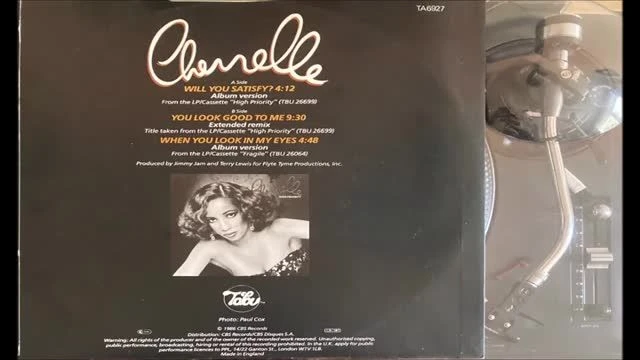 Cherrelle - When You Look In My Eyes (1986) 12  Single Recording