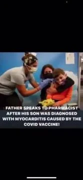 Father speaks to pharmacist after his son was diagnosed with myocarditis from Covid vaccine