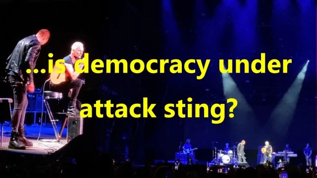 ...is democracy under attack sting?