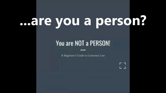 ...are you a person?