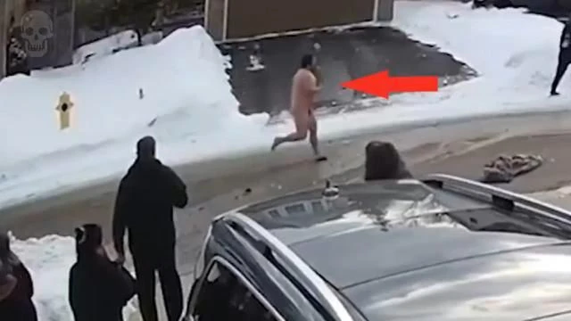 Naked man crashes his SUV! - Then THIS HAPPENS!!!