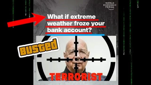 Klaus Schwab and his WEF Co-Conspirators are INT'L TERRORISTS!