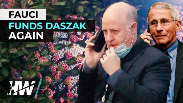 Fauci Funds Daszak Again