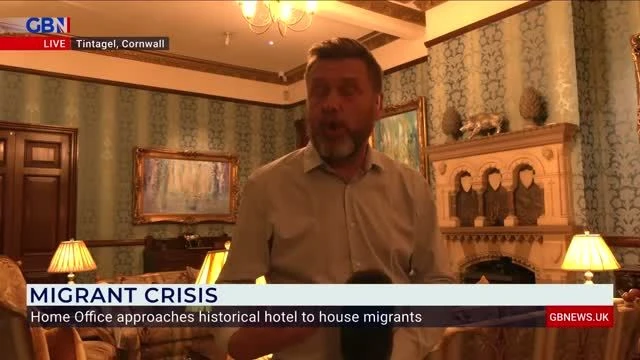 Cornwall Hotel Guests & Staff React to Migrant Approach