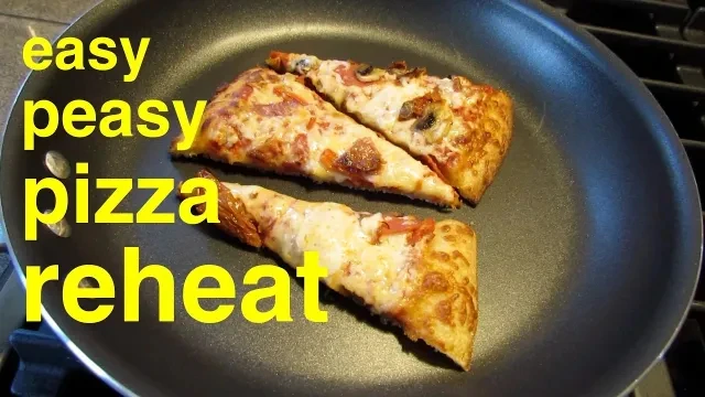 Best Way to Re-heat PIZZA with Crispy Crust !