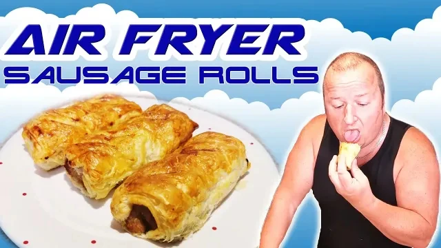 Home made air fryer Sausage Rolls