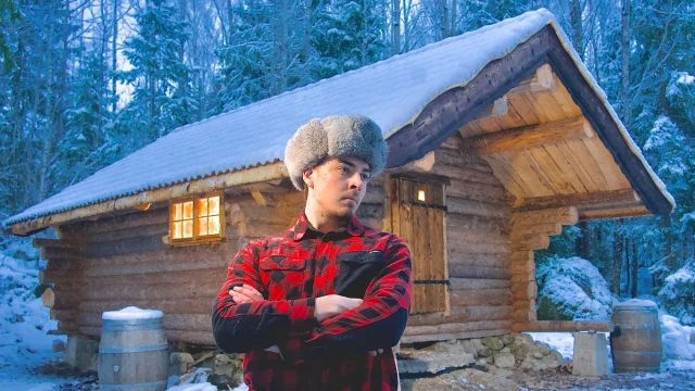 This guy Spent 3 Years Alone Building A Log Cabin