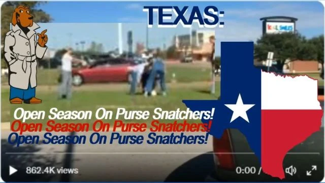 TEXAS: Open Season On Purse Snatchers!