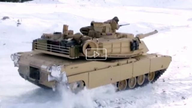 American M1 Abram Tank - Useless in the winter