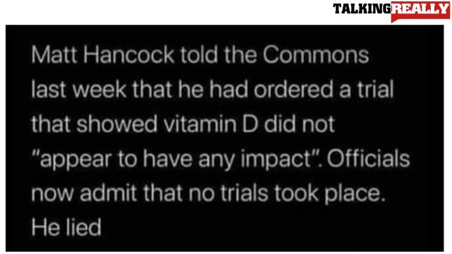 hancock lied about vitamin d trials