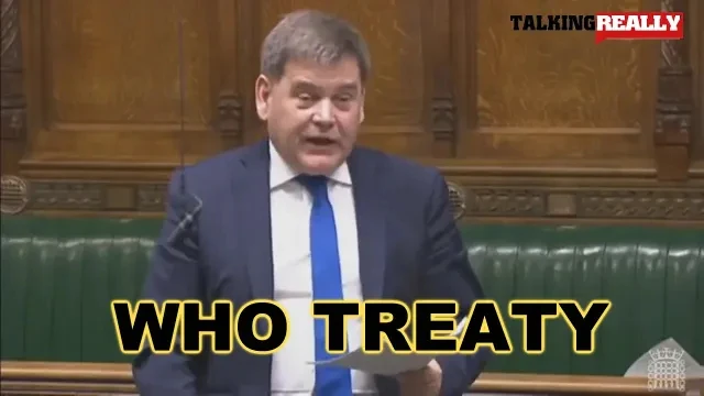 Andrew Bridgen raising concerns | Talking Really Channel | WHO treaty