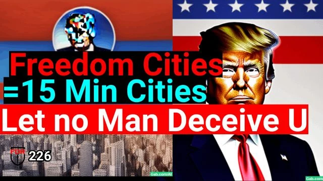 Trumps Freedom Cities sounds like 15 wef enslavement towns