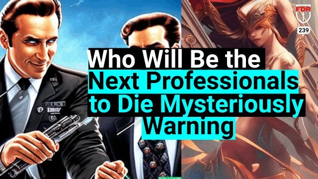 Who will be the Next Group of Professionals to Die Suddenly?