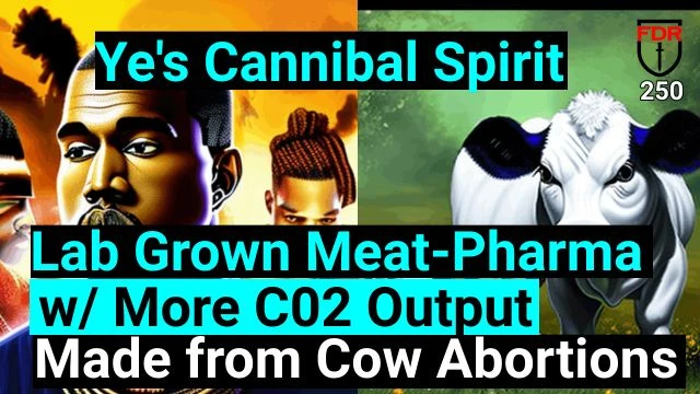 Kanyes Cannibal Spirit - Elite Agenda / Lab Meat CO2 scam